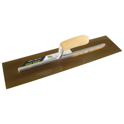 Picture of 16" x 5" Cali Gold™ Plaster Trowel with Low Profile Wood Handle