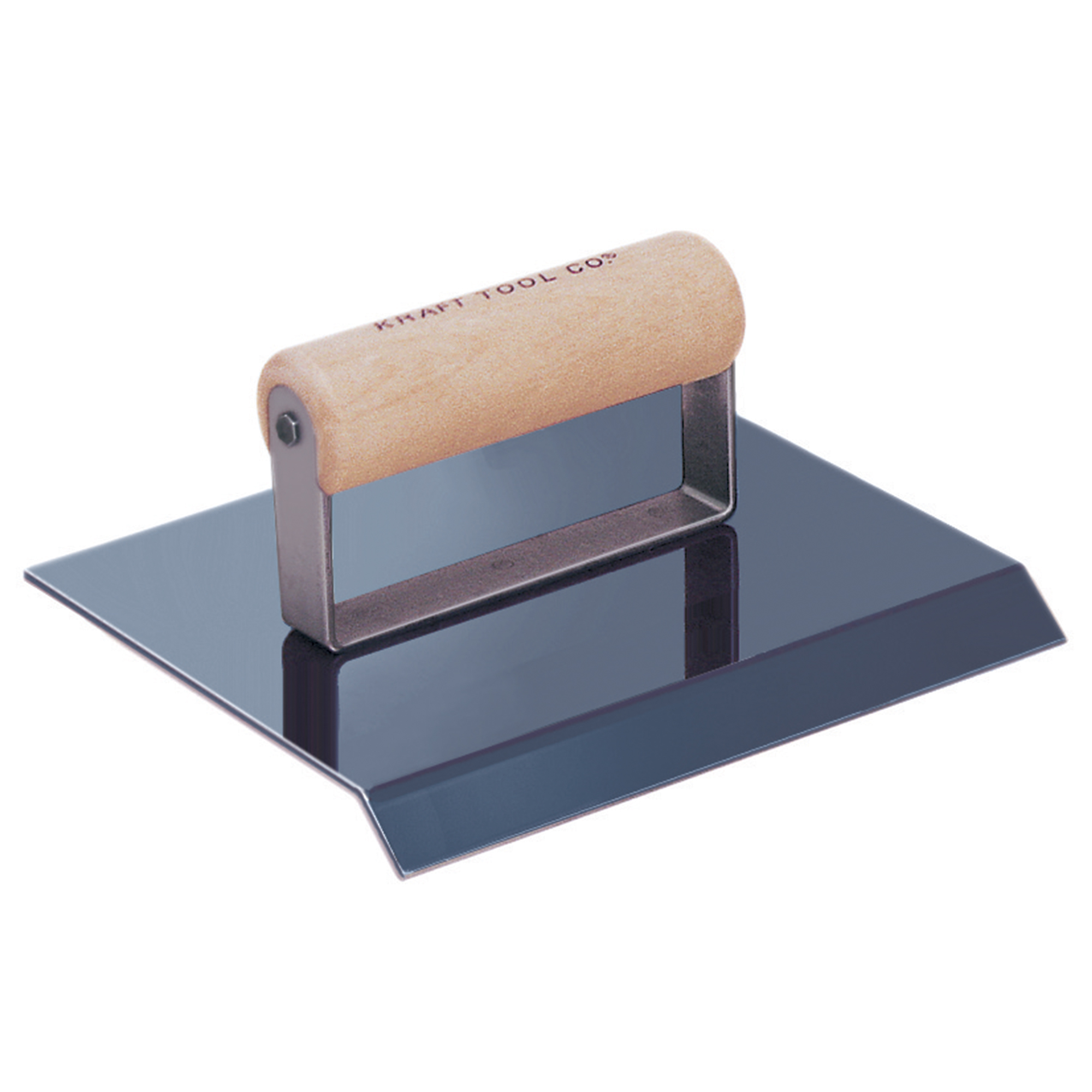 Kraft Tool Co 6" x 6" 45 Degree Angle 1"Lip Blue Steel Chamfer Edger