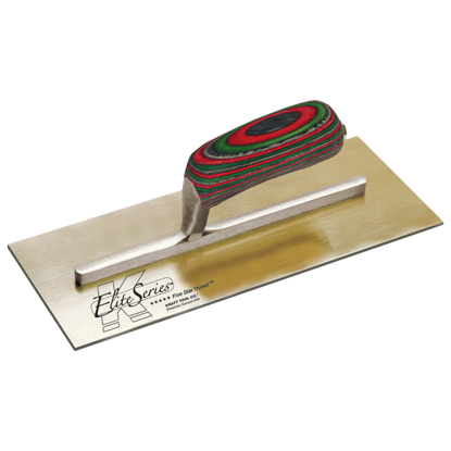 Picture of Elite Series Five Star™ 11-1/2" x 4-3/4" Golden Stainless Steel Plaster Trowel with Laminated Wood Handle