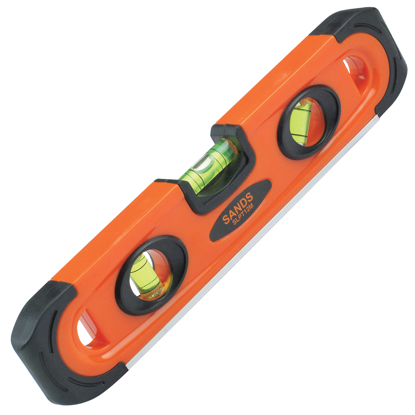 Picture of 9" Contractor Plastic Magnetic Torpedo Level