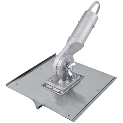 Picture of 10" x 10" 3/4"R, 7/8"D Stainless Steel Walking Seamer/Groover with Button Handle Socket