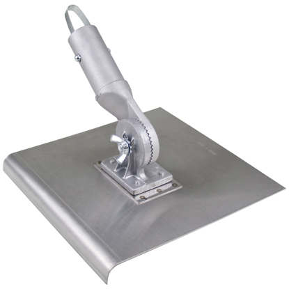 Picture of 10" x 10" 1/2"R Stainless Steel Walking Seamer/Edger with Button Handle Socket