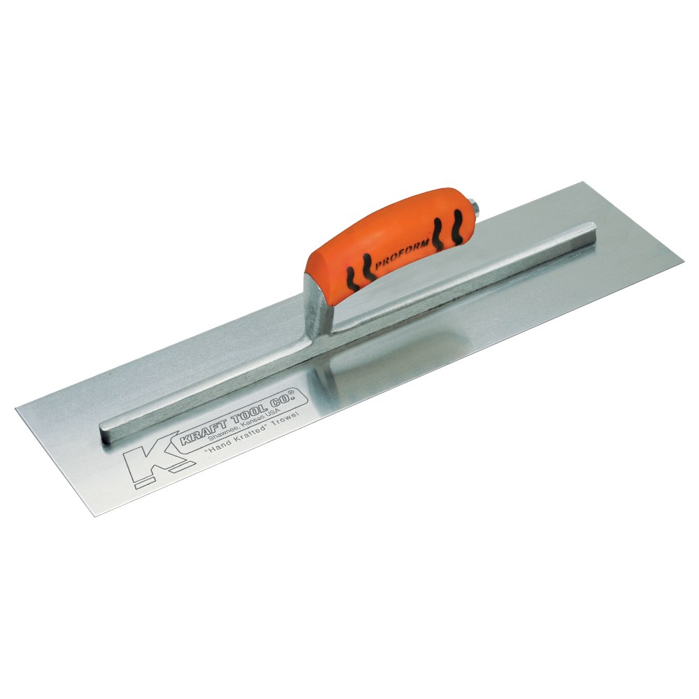 Kraft Tool - CF218PF - 14 in. x 4-1/2 in. Cement Trowel with Proform Handle