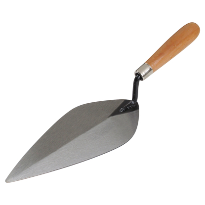 Picture of Hi-Craft® 10" Narrow Pattern Brick Trowel with Wood Handle