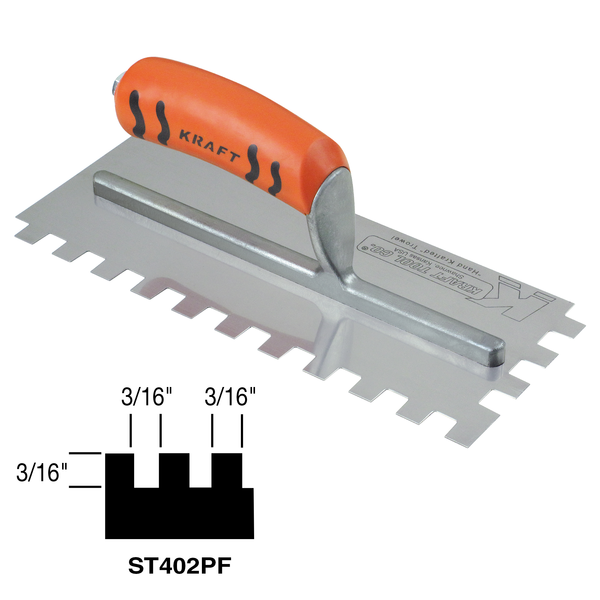 18 Squeegee - 3/16 Notch