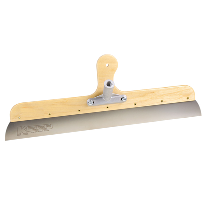 Picture of 24" Wood Frame Stainless Steel Smoother with Built-In Handle and Threaded Bracket
