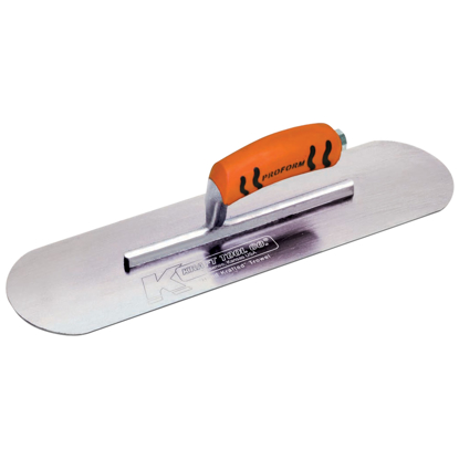 Picture of 16" x 4-1/2" Carbon Steel Pool Trowel with a ProForm® Handle on a Short Shank