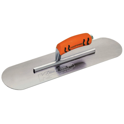 Picture of 24" x 5" Carbon Steel Pool Trowel with a ProForm® Handle on a Short Shank