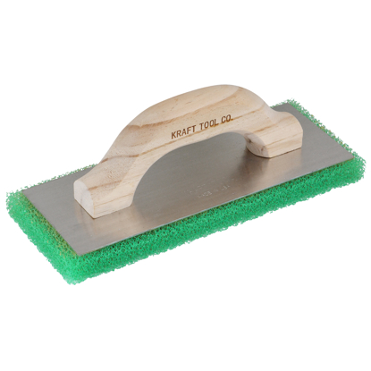 Picture of 12" x 5" x 3/4" Green Coarse Texture Float with Wood Handle
