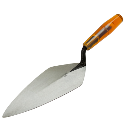 Picture of 12” Narrow London Brick Trowel with Low Lift Shank on a Plastic Handle