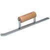 Picture of 14" x 1/2" Half Round Convex Sled Runner with Wood Handle