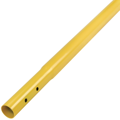 Picture of Gator Tools™ 8' Yellow Powder Coated Aluminum Swaged Button Handle - 1-3/4" Diameter