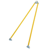 Picture of Gator Tools™ 8' x 2" x 4" Diamond XX™ Paving Screed Kit with Bracket, Out Riggers, & 3 Handles