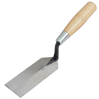 Picture of W.Rose™ 6" x 2" Margin Trowel with Wood Handle