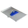 Picture of 8" x 12" 3/8"R, 3/4"D Stainless Steel Walking Groover (Full Top Plate) with Handle