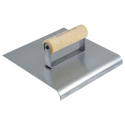 Picture of 8" x 8" 1/2"R 3/4"L Stainless Steel Edger with Wood Handle