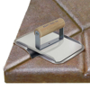 Picture of 6" x 6"  1-1/2"R  1-3/4"Bit Stainless Steel Deco Hand Groover with Wood Handle