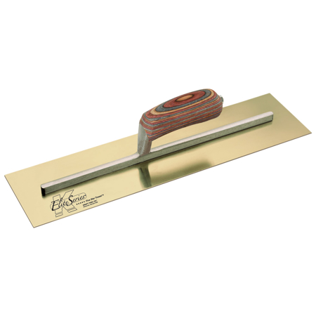 Picture of Elite Series Five Star™ 16" x 3" Golden Stainless Steel Cement Trowel with Laminated Wood Handle