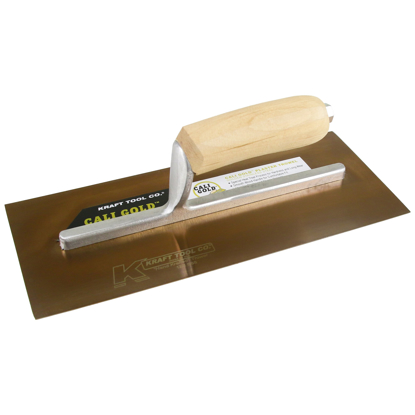 Picture of 13" x 5" Cali Gold™ Plaster Trowel with Low Profile Wood Handle