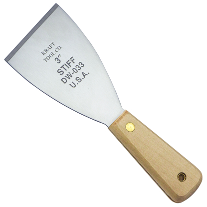 Picture of 3" Stainless Steel Stiff Scraper