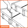 Picture of Step-Saver® Vertical Groover  12" L x 1/2" W x 1" D