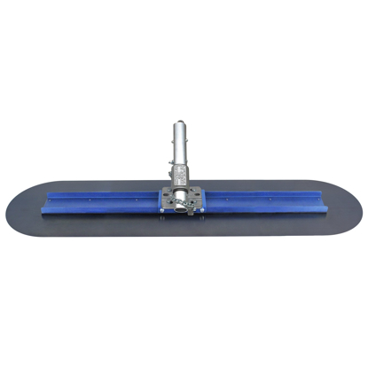 Picture of 48" Big "D" Round End Blue Steel Bull Float with EZY-Tilt® II Bracket