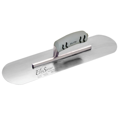 Picture of Elite Series Five Star™ 16" x 4" Carbon Steel Pool Trowel with ProForm® Handle on a 13-5/8" Long Shank