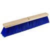 Picture of 24" Blue Poly Floor Broom Head with Bracket