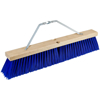 Picture of 24" Blue Poly Floor Broom Head with Bracket