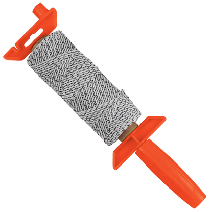 Picture of White & Black Bonded Braided Nylon Mason's Line - 500' EZ-Winder